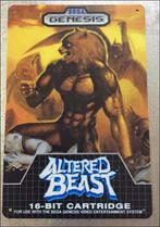 Metalen Wandbord ALTERED BEAST SEGA Megadrive retro, Verzenden, Nieuw, Overige modellen