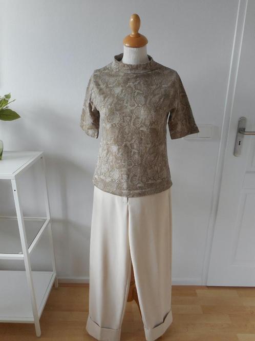 Top van Purdey, maat S, Kleding | Dames, Tops, Zo goed als nieuw, Maat 38/40 (M), Beige, Korte mouw, Ophalen of Verzenden