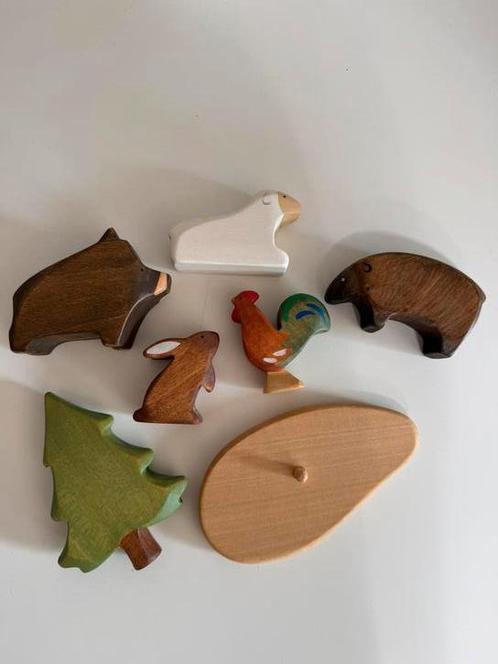 Brin d’ours houten dieren, Kinderen en Baby's, Speelgoed | Houten speelgoed, Zo goed als nieuw, Overige typen, Ophalen of Verzenden