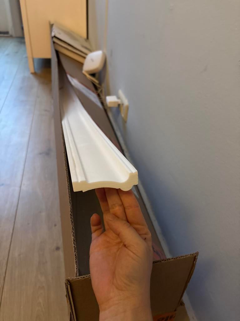 Nieuwe plafondlijsten - 10 meter, Kunststof, Ophalen of Verzenden, 250 cm of meer, Lijsten