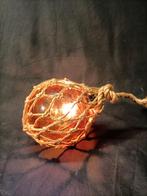 Visnet drijver lamp bol glas vintage, Antiek en Kunst, Ophalen of Verzenden