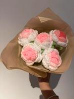 Gehaakte rosé boeket, Ophalen of Verzenden, Nieuw