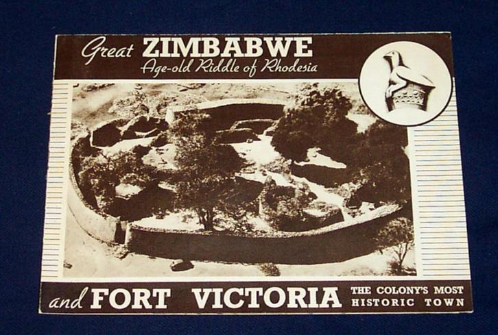 Rhodesia ~ Great Zimbabwe and Fort Victoria ~ ca. 1948, Boeken, Geschiedenis | Wereld, Gelezen, Afrika, 20e eeuw of later, Verzenden
