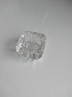 kristallen zoutvaatje 4 x 4 cm met mini kristallen lepeltje, Ophalen