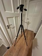 Manfrotto 055XB Tripod with 804RC2 3-Way Pan/Tilt Head, Ophalen, Zo goed als nieuw, 175 cm of meer, Driepoot