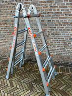 Waku waku vouwtrap telescoopladder, Ophalen, Zo goed als nieuw, 2 tot 4 meter