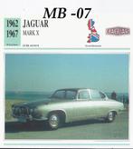 Mb07 autokaart jaguar mark x ( 1962 - 1967), Ophalen of Verzenden, Zo goed als nieuw, Auto's
