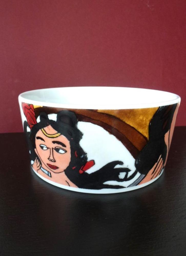 Ateliers Amerpoort mooi schaaltje/ kom van Linda Meijer 2012, Antiek en Kunst, Kunst | Designobjecten, Ophalen of Verzenden