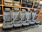 8 blauw stoffen stoelen 3p gordel isofix camper zelfbouw, Ophalen