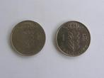 België / Belgique: 1 Franc / Belgische Franc; 1979 en 1980, Ophalen of Verzenden, Losse munt
