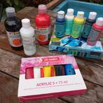 Acryl verf, deco vernist,, poster paint., Ophalen of Verzenden, Acrylverf