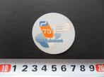 stickers Rabobank  75 jaar Pijnacker Jubileert Renoveert, Verzamelen, Stickers, Ophalen, Zo goed als nieuw