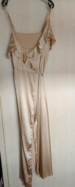 Gouden Overslagjurk Shein XL, Kleding | Dames, Gelegenheidskleding, Galajurk, Overige kleuren, Maat 46/48 (XL) of groter, Ophalen of Verzenden