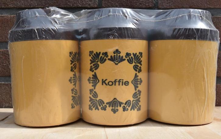 Vintage Kunststof Voorraad Bussen, Huis en Inrichting, Keuken | Keukenbenodigdheden, Zo goed als nieuw, Ophalen