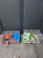 2 hamsterkooien met diverse accesoires!, Dieren en Toebehoren, Kooi, Gebruikt, Hamster, Ophalen