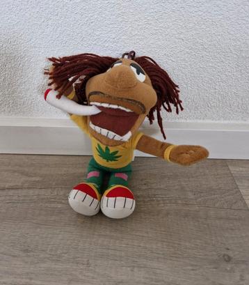 Knuffel joint wiet rasta man pop jonko plush pluche  beschikbaar voor biedingen
