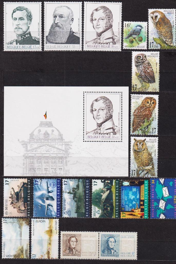België 1999 volledig jaar ** met veel extra, Postzegels en Munten, Postzegels | Europa | België, Postfris, Postfris, Ophalen