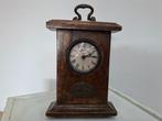 mooie vintage donkere houten staande klok, Ophalen of Verzenden