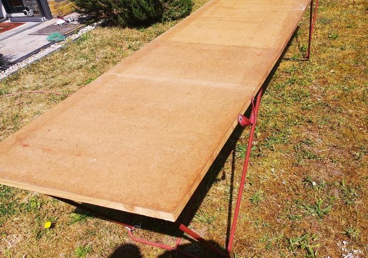 Behangtafel 300*60 behang marktkraam knutsel klus werkbank, Huis en Inrichting, Stoffering | Behang, minder dan 10 m², Ophalen
