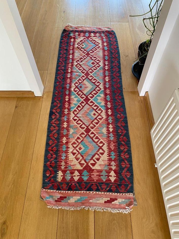 Kelim Loper, Huis en Inrichting, Stoffering | Tapijten en Kleden, Zo goed als nieuw, 50 tot 100 cm, 200 cm of meer, Rechthoekig