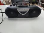 vintage draagbare radio + enkele cassettedeck philips, Audio, Tv en Foto, Radio's, Ophalen of Verzenden, Radio