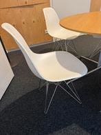 4 Originele Eames DSR Vitra Stoelen + Tafel, Huis en Inrichting, Stoelen, Ophalen, Kunststof, Wit, Nieuw