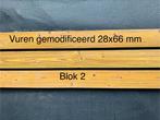 Gemodificeerd Vuren 28x66mm - 4.2m (ca. 41 stuks), Ophalen, 25 tot 50 mm, Nieuw, Plank