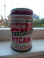 Blik Wycam's echte oude borstbollen Arrache-toux, Ophalen of Verzenden, Gebruikt, Overige, Overige merken