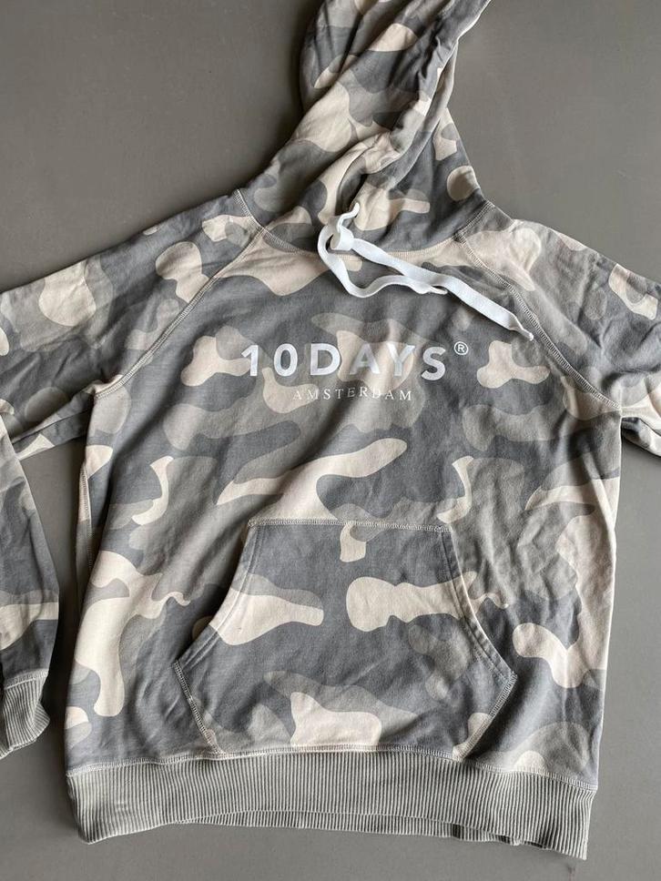 10Days camo hoodie maat 38, Kleding | Dames, Truien en Vesten, Zo goed als nieuw, Maat 38/40 (M), Groen, Ophalen of Verzenden
