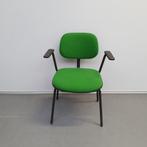 Ahrend Cirkel retro stoel - groene stof, Huis en Inrichting, Stoelen, Gebruikt, Stof, Eén, Ophalen