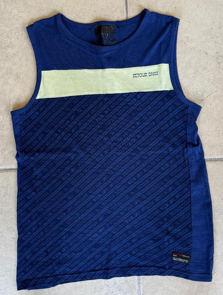 Mooi hemdshirt maat 164 van Retour Denim, Kinderen en Baby's, Kinderkleding | Maat 164, Zo goed als nieuw, Jongen, Shirt of Longsleeve