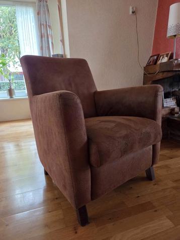 bruine fauteuil stoel  beschikbaar voor biedingen