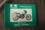 Kawasaki ZR400-A 1982 motorcycle parts catalogue Z400, Motoren, Handleidingen en Instructieboekjes, Ophalen of Verzenden, Kawasaki
