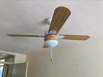 Plafondventilator met lamp, Witgoed en Apparatuur, Ventilatoren, Ophalen, Zo goed als nieuw, Plafondventilator