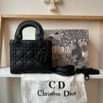 Mini lady dior tas matt zwart, Ophalen of Verzenden, Nieuw, Zwart, Handtas