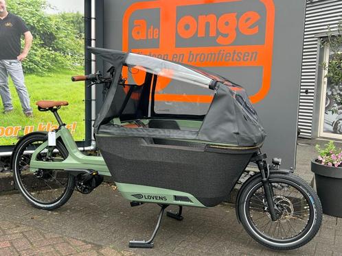 Lovens S75 vakantie knaller, Fietsen en Brommers, Fietsen | Bakfietsen, Nieuw, Overige merken, 3 kinderen, Elektrisch, Huif, Ophalen of Verzenden