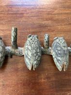 Vintage Metalen Wanddecoratie Krekel Kapstok, Ophalen, Gebruikt, Wandhaken, Minder dan 100 cm