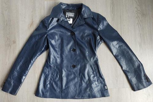 GIANFRANCO FERRE Tussenjasje maat 38, Kleding | Dames, Jassen | Zomer, Zo goed als nieuw, Maat 38/40 (M), Blauw, Ophalen of Verzenden