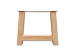 Tafelpoot | Massief eiken | Bartafelpoten | Eettafel poten, Tafelpoot, 50 tot 100 cm, Eikenhout, Nieuw