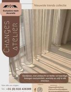 Satijn taupe inbetweens 50% stof korting op maat, Bruin, C, C, 200 cm of meer