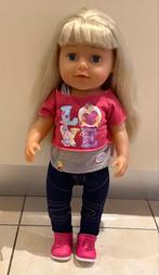 Baby born zus grote pop evt 2 poppen zgan, Ophalen of Verzenden, Zo goed als nieuw, Babypop