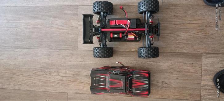 Rc auto 85 km. Metalen aandrijvingen extra accu 11,1volt, Hobby en Vrije tijd, Modelauto's | 1:43, Nieuw, Auto, Overige merken