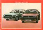 Triumph Dolomite of Acclaim brochure/auto folder '72 - '84, Ophalen of Verzenden, Zo goed als nieuw, Overige merken