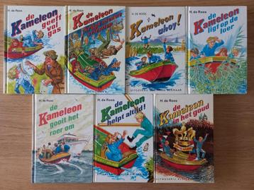7x Kameleon boeken, H de Roos, originele versie, samen €15,- beschikbaar voor biedingen