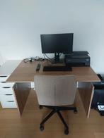 Bureau walnoot 80x120cm, Huis en Inrichting, Bureaus, Ophalen
