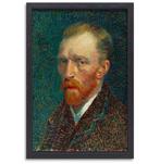 Zelfportret - Vincent van Gogh canvas + baklijst 60x90cm, Nieuw, 75 tot 100 cm, Print, Oorspronkelijke maker