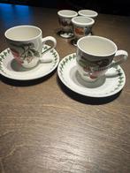 Portmeirion Pomona Kopjes & Eierdopjes Set, Ophalen of Verzenden, Zo goed als nieuw, Overige stijlen, Kop(pen) en/of Schotel(s)