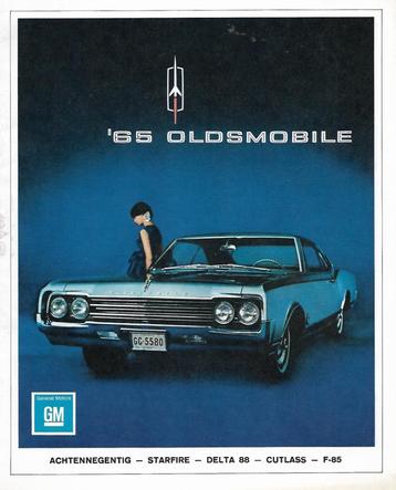 Brochure programma OLDMOBILE, 1965 (NL).