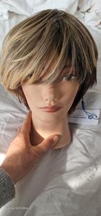 Mooie blonde synthetische haar pruik, Ophalen of Verzenden, Nieuw, Pruik of Haarverlenging