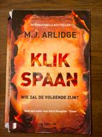 Klikspaan - M.J. Arlidge, Ophalen of Verzenden, Gelezen, Nederland
